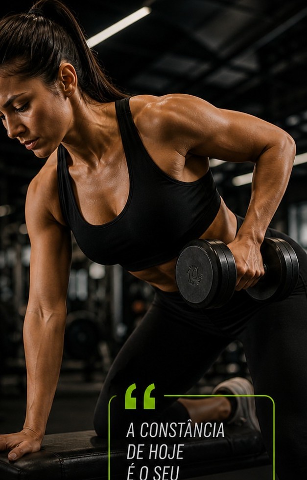 Aluna treinando com acompanhamento de personal trainer no No Limite Studio
